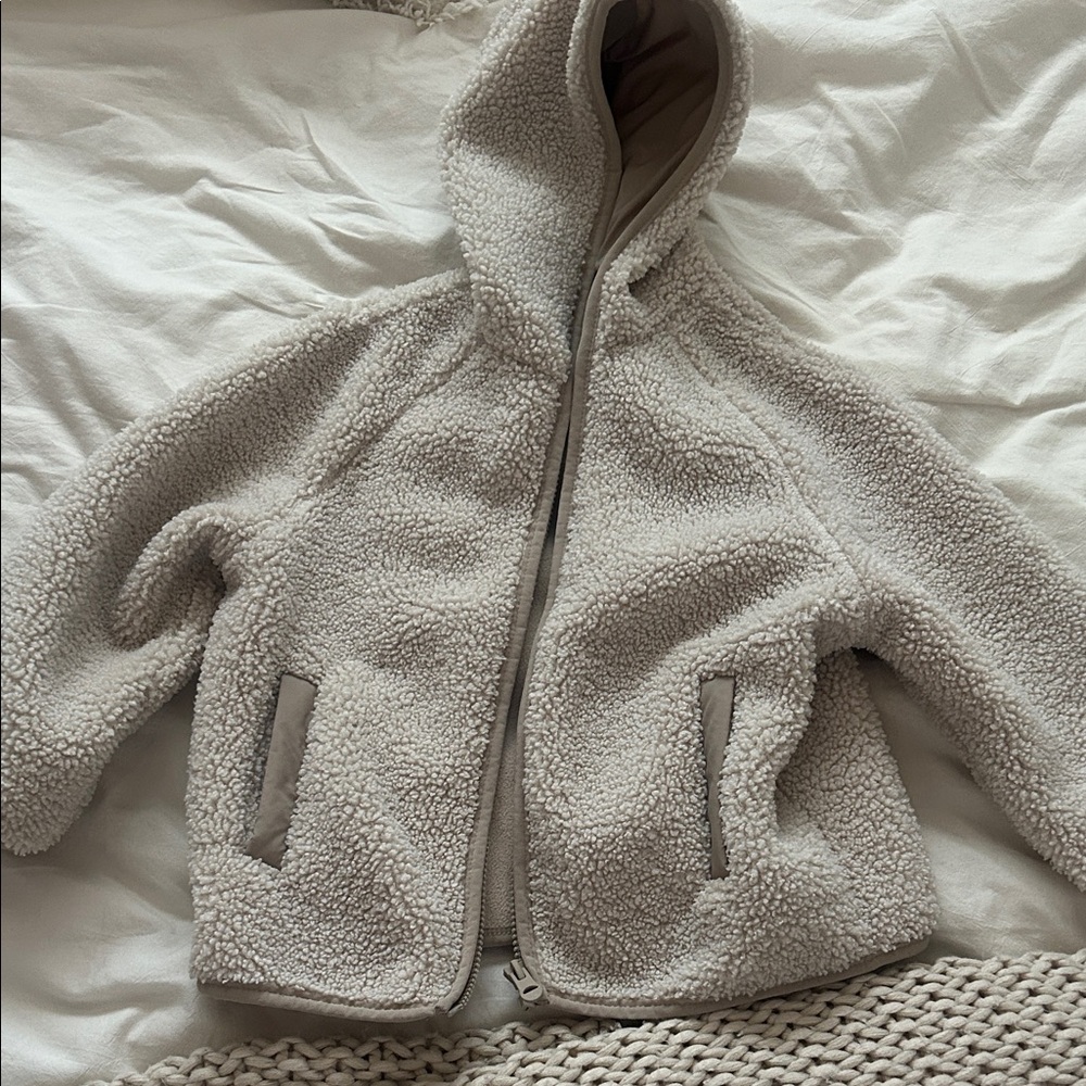 Zara Cream Sherpa Jacket